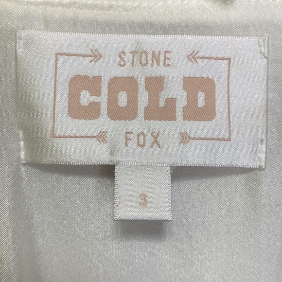 Stone‎ Cold Fox Tie Front Mini Dress Size 3 - Picture 3 of 6